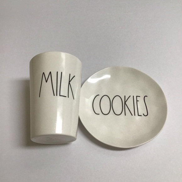 Rae Dunn Milk & Cookies for Santa SET Melamine Plate and Tumbler Christmas Kids - Picture 10 of 10
